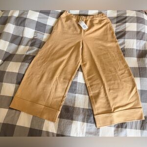 COS Tan Wide-Leg Pants size S